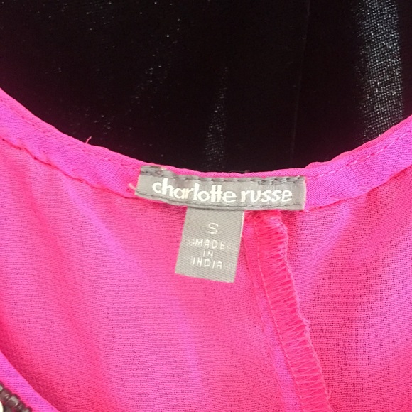 Beautiful and Glamorous Hot Pink Top - Picture 5 of 5